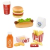 Wooden Toys Hot Dog Nuggets & Burger Set Photo