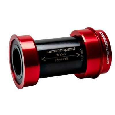 Photo of CeramicSpeed Bright SRAM DUB alternative - Red coated