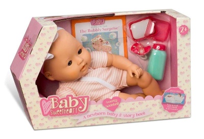 Photo of Baby Sweetheart 12" Scented W/Book Bath Time