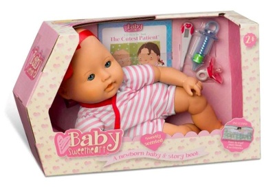 Photo of Ideal Toy Baby Sweetheart 12" Scented W/Book Medical Time