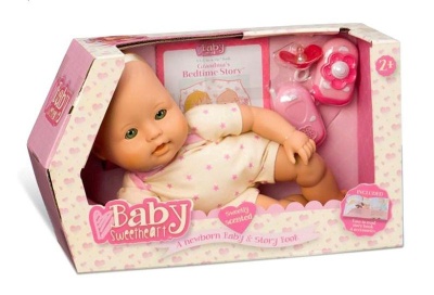 Photo of Baby Sweetheart 12" Scented W/Book Bed Time