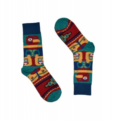 Photo of SKA Fashion Socks - Design - Teal