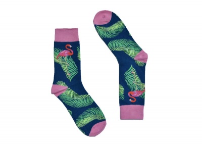 Photo of Fashion Socks - Flamingo - Dark Blue