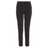 Quiz Ladies Black Button Detail Trousers - Black Photo