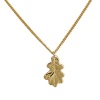 Oak Leaf Necklace - Yellow Gold Photo