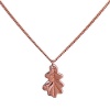 Oak Leaf Necklace - Rose Gold Photo