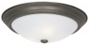 Antique Finish Ceiling Fitting with Frosted Glass Photo