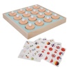 Wooden Colorful 3D Puzzles Board Memory Chess Game Photo