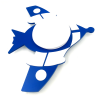 Blue Plane Pendant Lamp for kids Room Photo