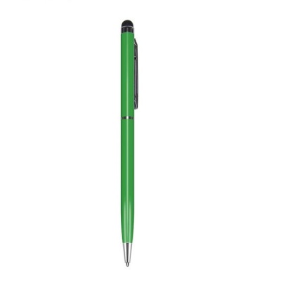 Photo of Ballpoint Pen with built-in Stylus Touch Pen - GREEN