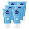 NIVEA Daily Essentials Refreshing Facial Wash Gel 6 x 150ml