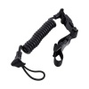 Multifunctional Tactical Spring Lanyard - Black Photo