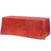Sequin Tablecloth- Rectangular 3 3 X 2 3m Red Photo