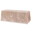Sequin Tablecloth- Rectangular 3 3 X 2 3m Rose Gold Photo