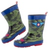 Stephen Joseph All Over Print Rainboots Airplane Photo