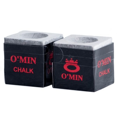 Photo of Omin Pool Cue Chalk - Grey - Box of 2