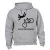 I Do My Own Stunts - Cycling! - Hoodie Photo