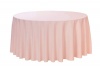 Polyester Round Tablecloth - Blush Linen Photo