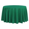 Polyester Round Tablecloth - Forest Green Linen Photo