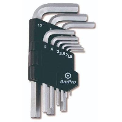 Photo of Ampro - 9 pieces Hex Key Wrench Set
