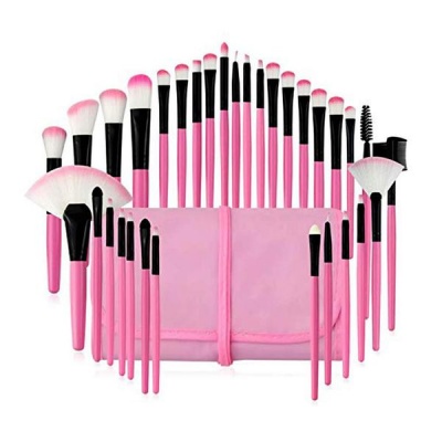 Photo of 32 piecess Pink Makeup Brushes Set Makeup Tools with Bag
