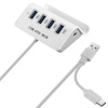 2" 1 4-Port USB 2.0 Hub With Type C Interface & Phone Holder Photo