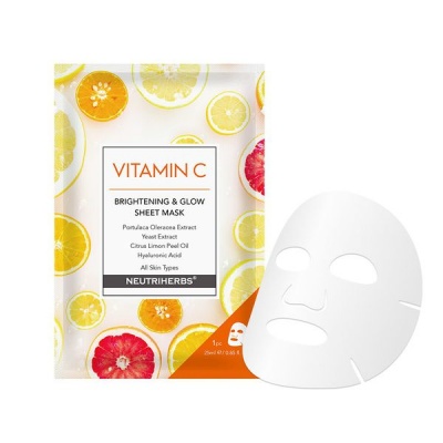 Photo of Neutriherbs Vitamin C Brightening and Glow Sheet Mask - 5 Masks