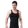 Men Compression Slimming Body Shaper Vest - Black Photo