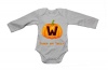W - Halloween Pumpkin - LS - Baby Grow Photo