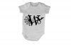 W - Halloween Spiderweb - SS - Baby Grow Photo