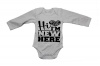 Hi I'm New Here!! - LS - Baby Grow Photo