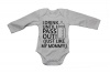 I Drink Just Like My Mommy - LS - Baby Grow Photo