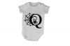Q - Halloween Spiderweb - SS - Baby Grow Photo