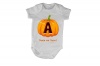 A - Halloween Pumpkin - SS - Baby Grow Photo