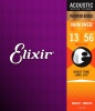 Elixir Strings Elixir 16102 Acoustic Medium Phosphor Bronze Nanoweb 0.13-0.56 Photo