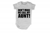 Don't Make Me Call My Aunt - SS - Baby Grow Photo