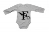 F - Halloween Bats - LS - Baby Grow Photo