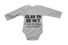 Glad To Be Out - LS - Baby Grow Photo