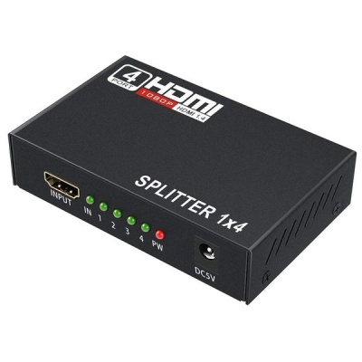 Photo of 1" 4 Out HDMI Splitter Adapter Support 4Kx2K 3D 1080P
