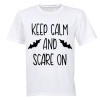Keep Calm and Scare On - Adults - T-Shirt Photo