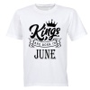 Kings Are Born in June - Adults - T-Shirt Kings Are Born in June - Adults - T-Shirt Photo