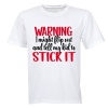 Warning I Might Flip Out - Adults - T-Shirt Photo