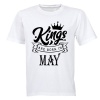 Kings Are Born in May - Kids T-Shirt Photo