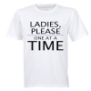 Ladies Please One At A Time - Kids T-Shirt Photo