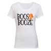 Boos and Booze - Halloween - Ladies - T-Shirt Photo