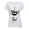 Hanging Halloween Spider - Ladies - T-Shirt Photo