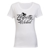 Perfectly Wicked - Witch Hat - Halloween Inspired - Ladies - T-Shirt Photo