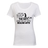 Put on The Hat & Remind Them - Halloween Inspired - Ladies - T-Shirt Photo