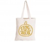 Glitter Gold Halloween Pumpkin - Eco-Cotton Trick or Treat Bag Photo