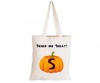 S - Halloween Pumpkin - Eco-Cotton Trick or Treat Bag Photo